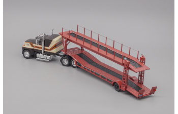 FORD 9000 LTL Car Transporter (1979), black / dark red