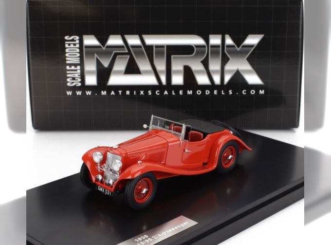 ASTON MARTIN 15/98 2-4 Seater Roadster Open (1938), Red