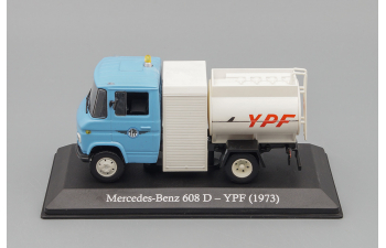 Mercedes-Benz 608D 1973 голубой цистерна YPF