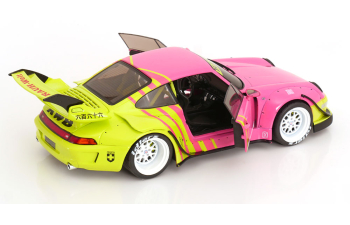 PORSCHE 911 (993) RWB Body Kit (2024), pink yellow