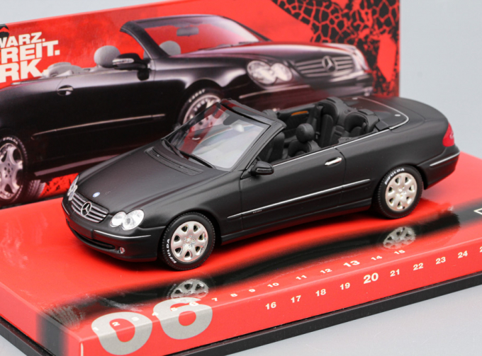 MERCEDES-BENZ CLK Cabrio A209 FULDA (2002) black matt