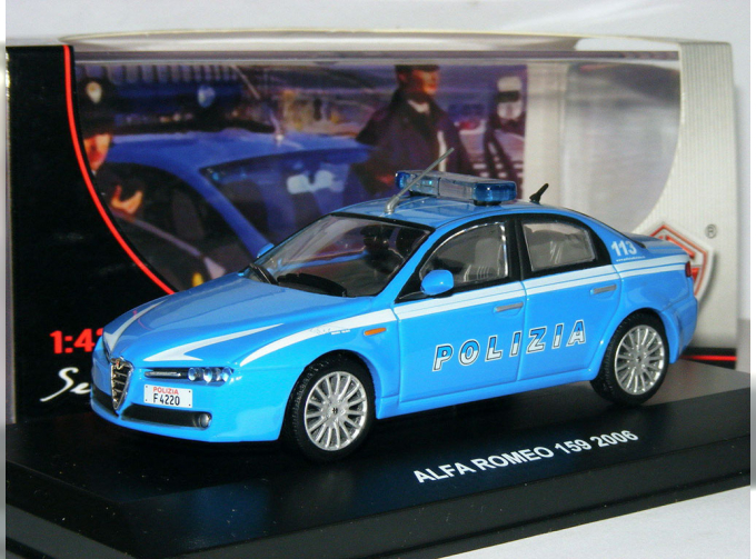 ALFA ROMEO 159 Polizia (2006), blue