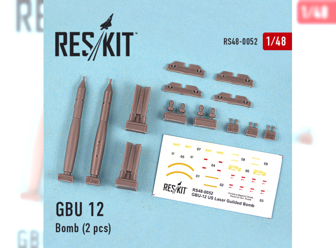 GBU 12 бомба (2 шт.) (F-14, F-16, F-15E, F-14D, Harrier, Rafale, Mirage 2000, Gripen, Totnado,Eurofighter, Kfir)