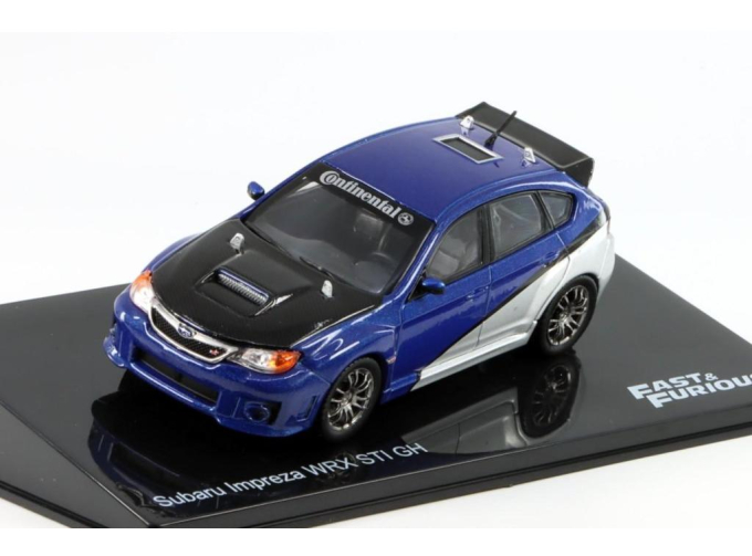 SUBARU Impreza WRX STI GH "Fast and furious" (2014). blue/black