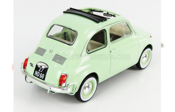 FIAT 500l Open Roof (1968), Light Green