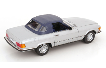MERCEDES-BENZ 450 SL R107 with removable Softtop (1985), silver