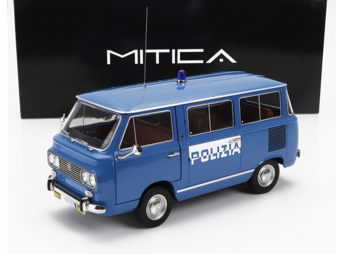 FIAT 850 Familiare Polizia (1970) – Interno Brown, Light Blue