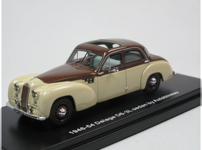 DELAGE D6-3L (1948-54), brown-cream