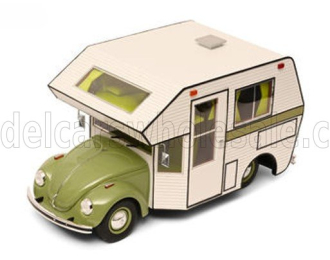 VOLKSWAGEN Beetle Motorhome (1960), green / beige