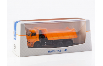Камский грузовик 6522 самосвал, оранжевый