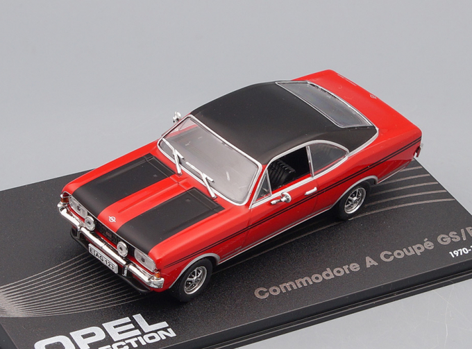 OPEL Commodore A Coupe GS/E (1970-1971), red / black