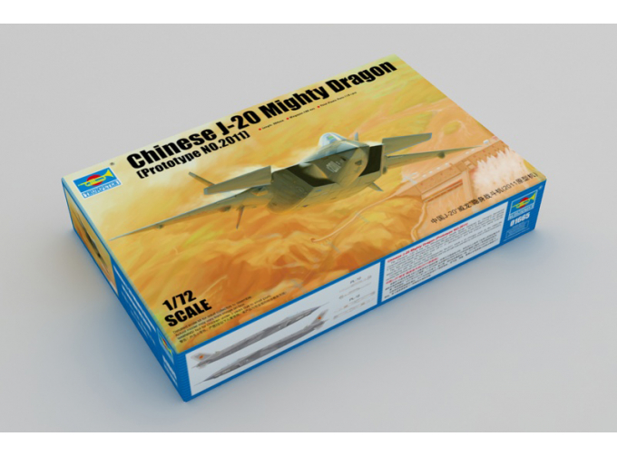 Сборная модель Китайский истребитель пятого поколения Chengdu J-20 (прототип 2011 года)