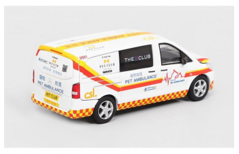 MERCEDES-BENZ Vito H.K. Pet Ambulance with kitten (2020), white/red