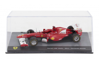 FERRARI F1 150th Italia №5 Season (2011) Fernando Alonso - Con Vetrina - With Showcase, F-1 Red Met White