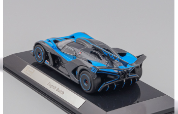 BUGATTI Bolide W16 8.0 Four-turbo 1850hp 500km/h (2020) - Con Vetrina - With Showcase, blue / black