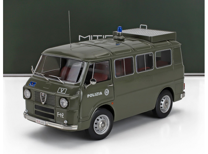 ALFA ROMEO F-12 Minibus 1-series - Polizia - Police - (1970), Green