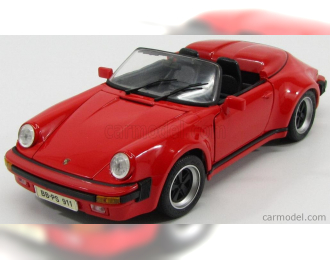 PORSCHE 911 SPEEDSTER (1989), red