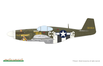 Сборная модель P-51B Mustang Malcolm Hood Canopy ProfiPACK Edition
