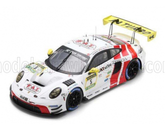 PORSCHE 911 992 Gt3 R Team Herberth Motorsport №5 24h Nurburgring (2024) Robert Renauer - Vincent Kolb - Dennis Olsen - Matt Campbell, White Red