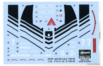 Сборная модель Advan Lola T90-50