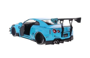 NISSAN GT-R (R35) W/ Liberty Walk bodykit 2.0 (2024), blue