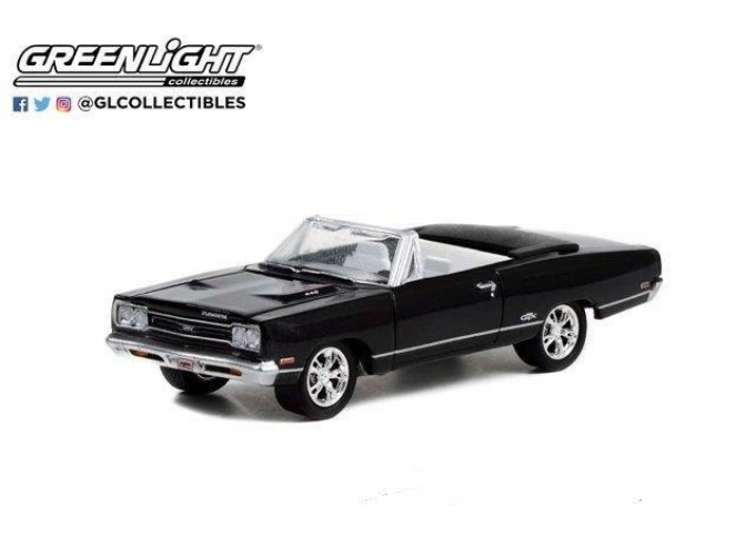 PLYMOUTH GTX Convertible (Lot #1370.1) (1969), Black/White Interior 