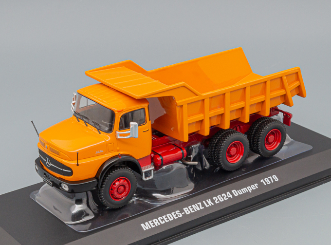 MERCEDES-BENZ LK 2624 Kipper 1979, orange / red