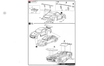 Сборная модель PORSCHE 911 GT3 R