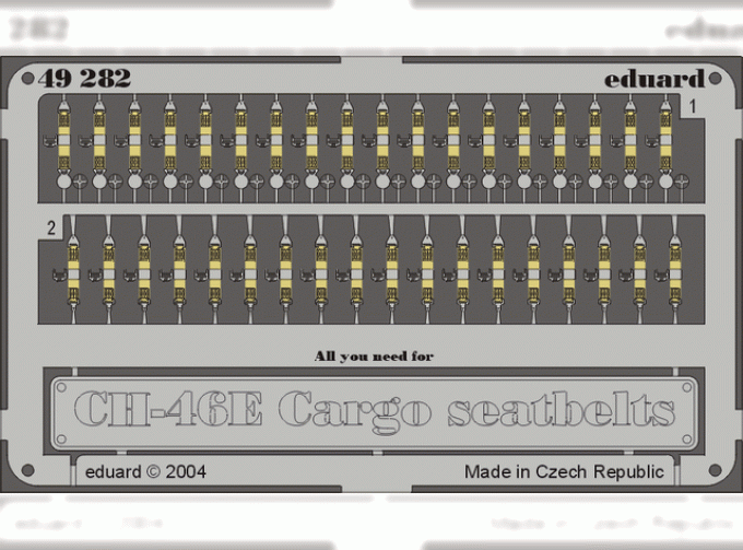 Фототравление для CH-46E/D seatbelts cargo type