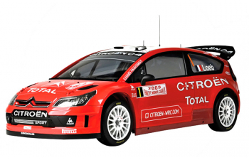 Сборная модель CITROEN C4 WRC No 1 Rally Monte Carlo World Champion, Loeb/Elena (2008)