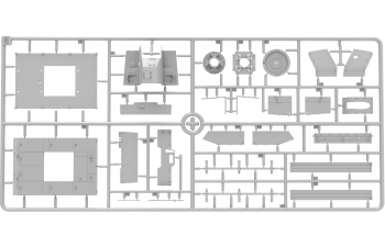 Сборная модель Pak 40/4 Selbstfahrlafette Rso Military