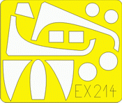 Окрасочная маска Американский палубный истребитель Grumman F9F-2P Panther