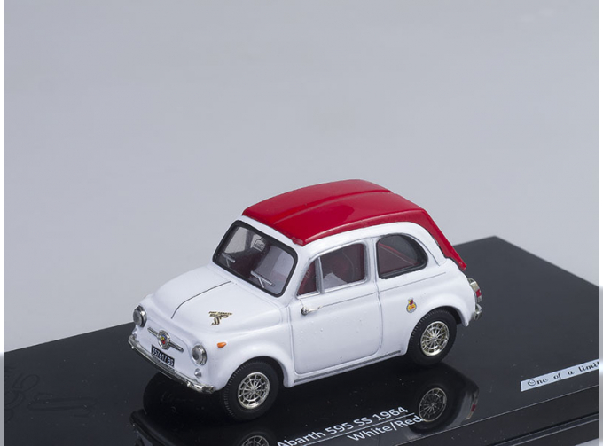 FIAT Abarth 595 SS (1964), white/red 