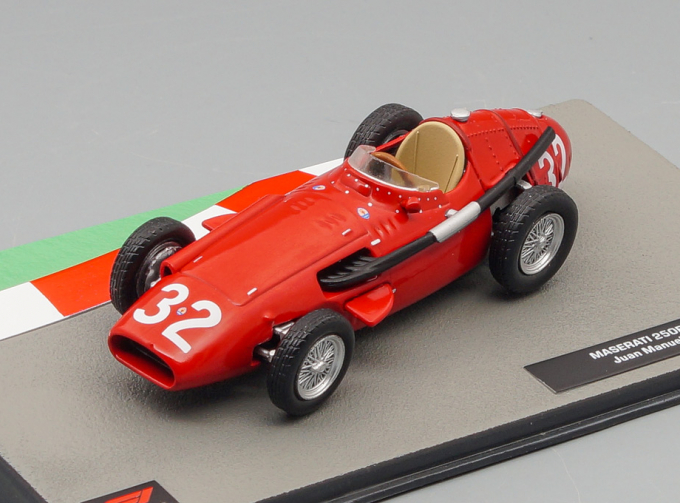 MASERATI F1 250f N 32 World Champion Season (1957) Juan Manuel Fangio, Red