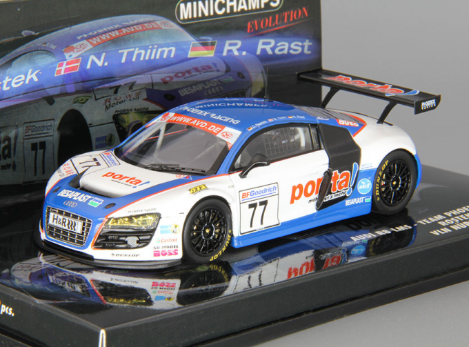 AUDI R8 LMS VLN Nurburging (2009), white