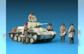 Сборная модель Танк T-70M SOVIET LIGHT TANK w/CREW SPECIAL EDITION