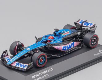 ALPINE F1 A523 Team Bwt Alpine №31 3rd Monaco Gp (2023) Esteban Ocon, blue / pink