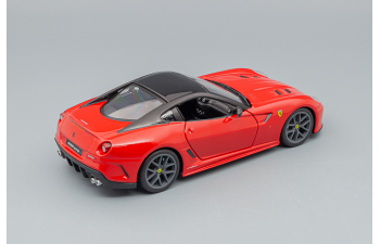 FERRARI 599 Gto (2010) - Con Vetrina - With Showcase, Red Black