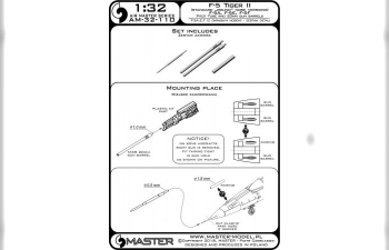 F-5 Tiger II "Freedom Fighter" (стандартные носовые версии) - F-5A, E, F - трубка Пито и 20-мм стволы