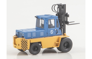 Львовский автопогрузчик АП-4014 (перевыпуск), жёлто-голубой