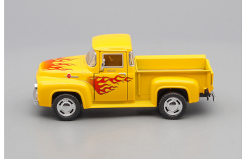 FORD F-100 Pickup Fire (1956), yellow