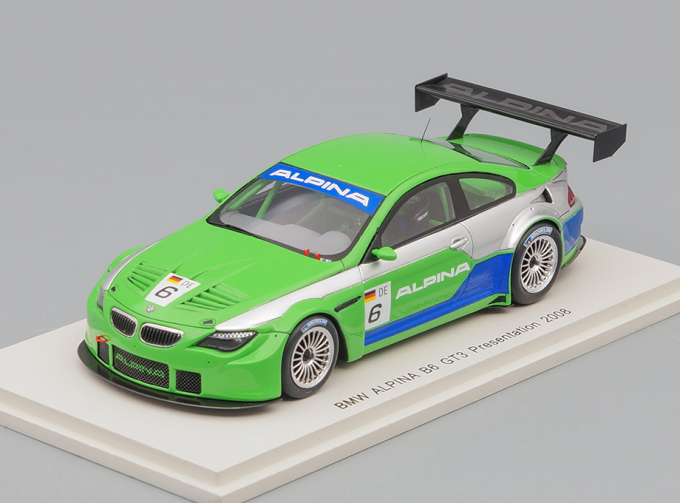 BMW Alpina B6 GT3 Presentation (2008), green / silver