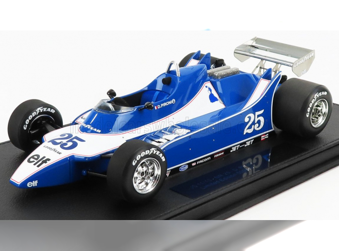 LIGIER F1 Js11/15 N 25 Season 1980 D.pironi - Con Vetrina - With Showcase, Light Blue White