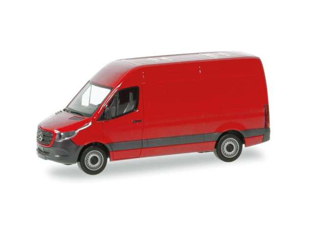 MERCEDES-BENZ Sprinter high roof, red 2018