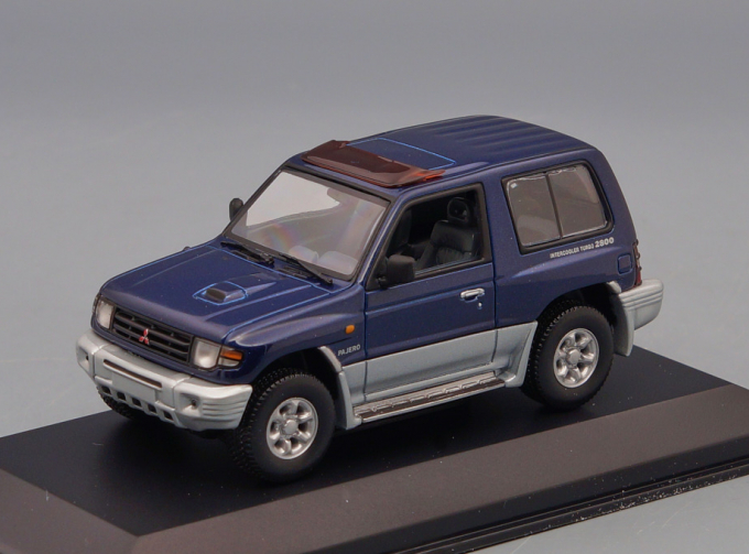 MITSUBISHI Pajero II SWB Рестайлинг (1997), blue metallic