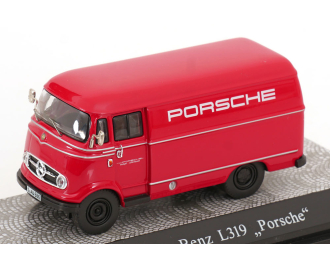 MERCEDES-BENZ L319 Porsche Renndienst, red