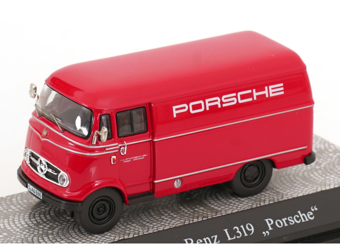 MERCEDES-BENZ L319 Porsche Renndienst, red