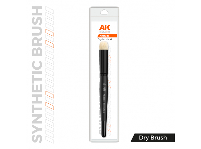 Синтетическая кисть для сухих техник - XL / AK SYNTHETIC DRY BRUSH – XL
