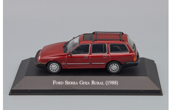 FORD Sierra Ghia 1988 универсал, бордовый металлик