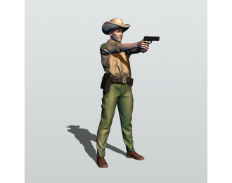 Фигурка 749 Шериф 1, окрашенная